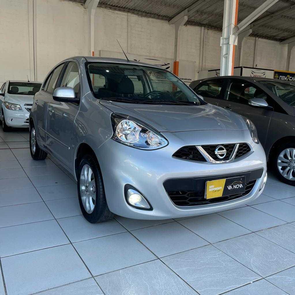 NISSAN MARCH SV 2020 PRATA